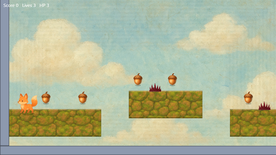 Sky Fox Acorns screenshot